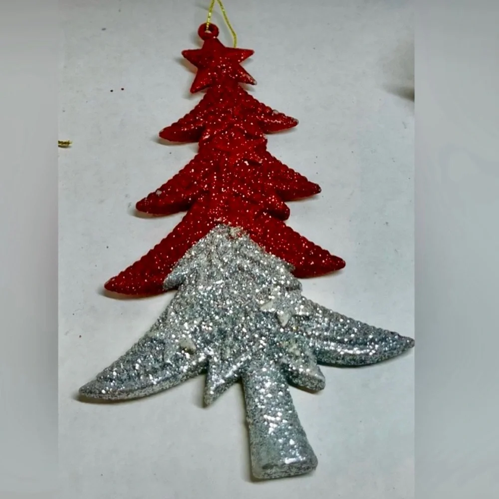 VINTAGE CHRISTMAS TREE ORNAMENTS - LOT OF 8 (MINT CONDITION)
